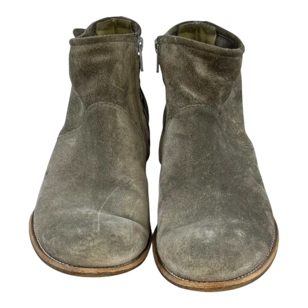 Paul Green Boots Womens UK 5 US 7.5 Logan Suede Leather‎ Ankle Zip Booties Shoes